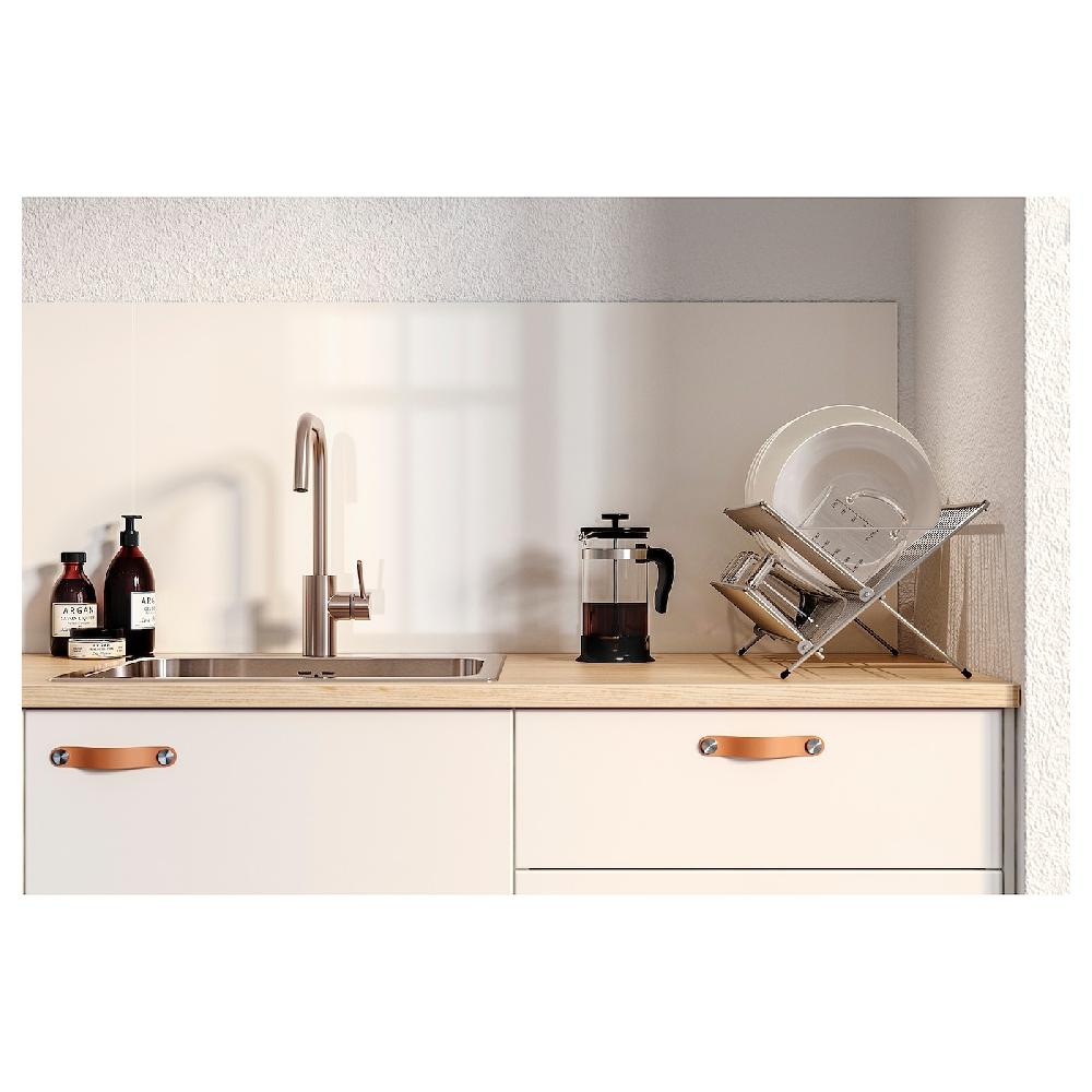 IKEA LYSEKIL Rivestimento Da Parete Double-face Bianco/grigio Chiaro Effetto Cemento 119.6x55 Cm