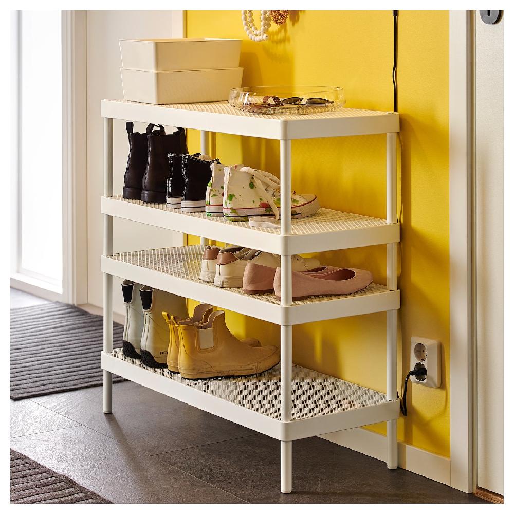 IKEA MACKAPÄR Rastrelliera Per Scarpe Bianco 78x32x40 Cm