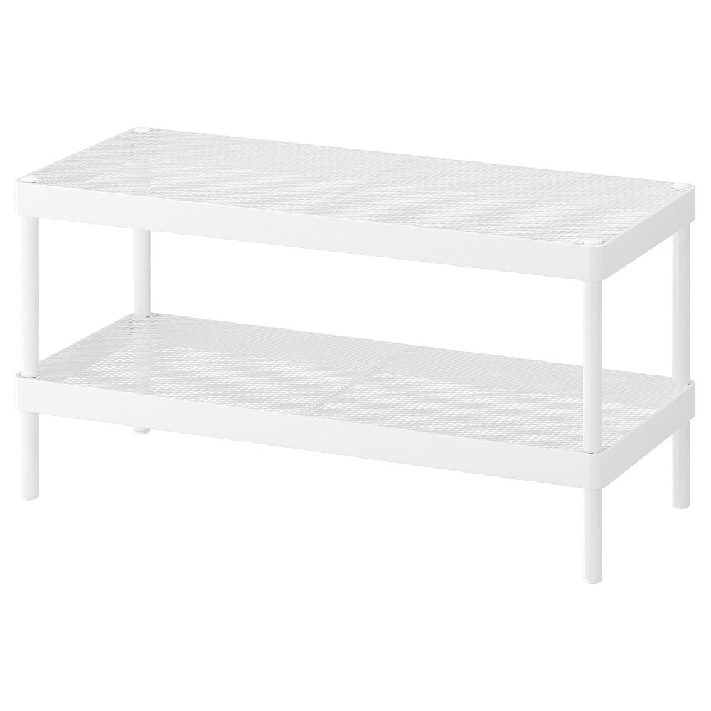 IKEA MACKAPÄR Rastrelliera per scarpe bianco 78x32x40 cm