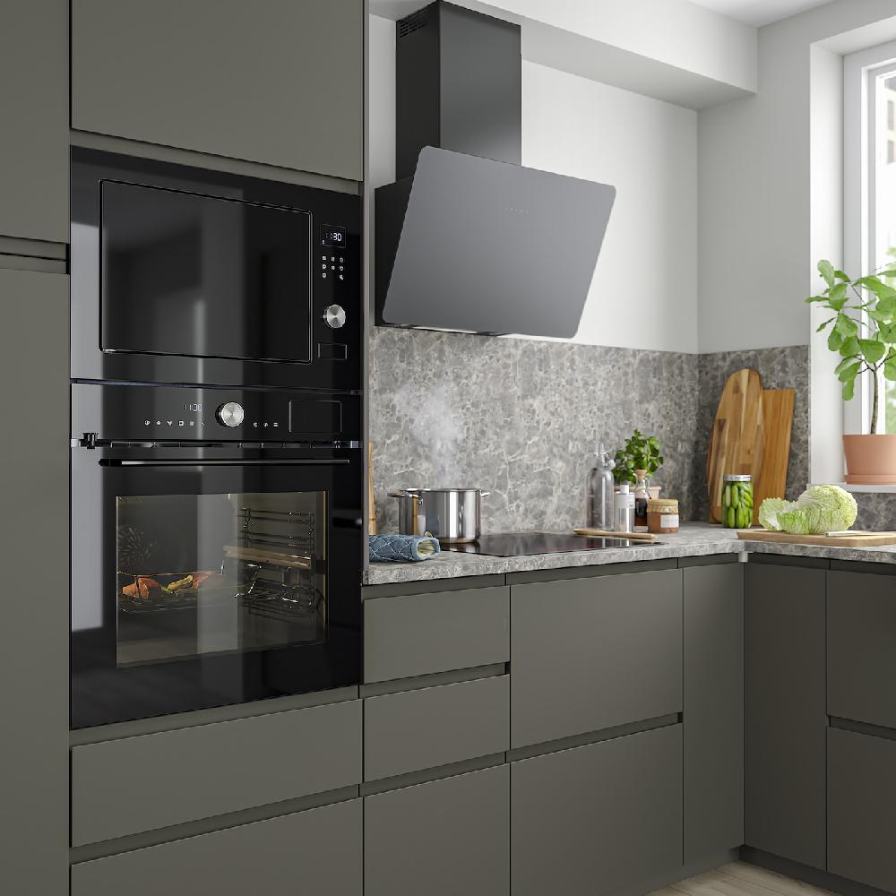IKEA MÅGEBO Forno Termoventilato/vapore Combin IKEA 500 Nero