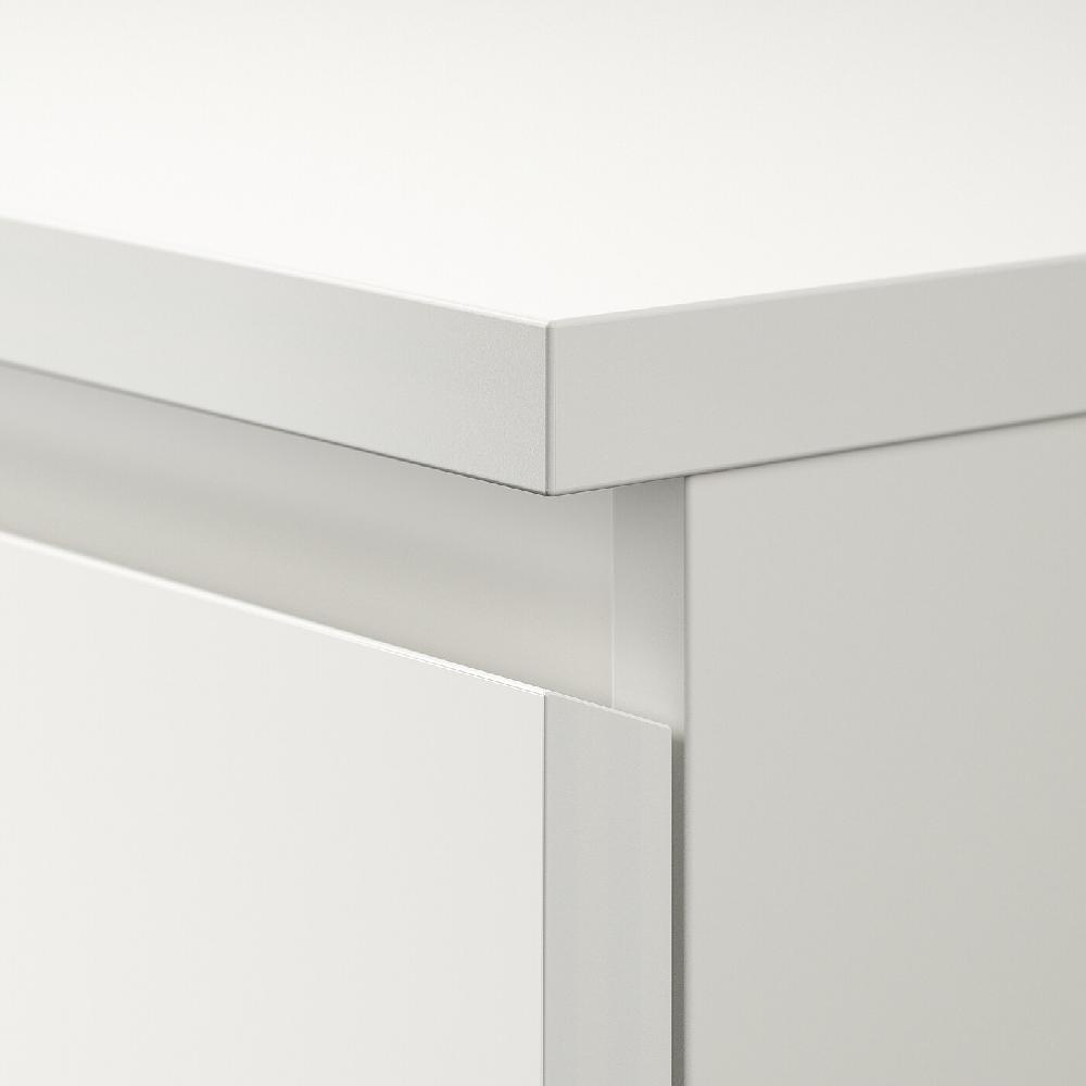 IKEA MALM Cassettiera Con 2 Cassetti Bianco 40x55 Cm