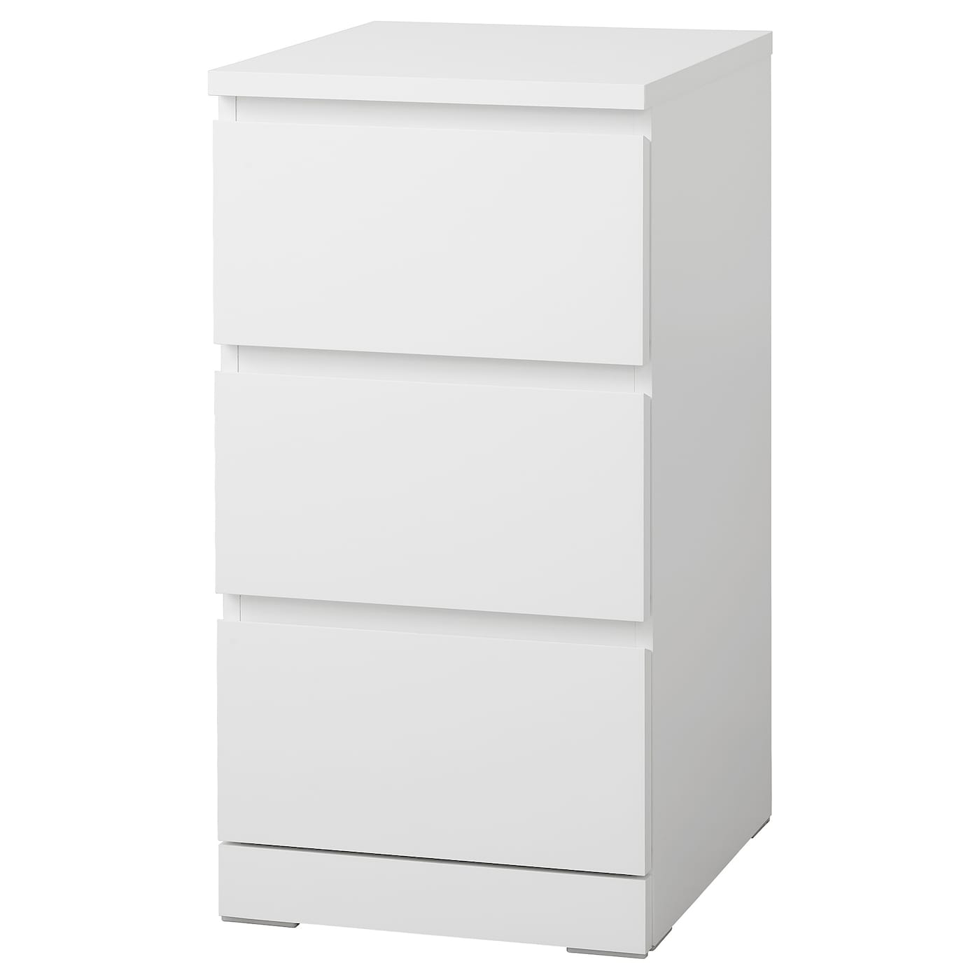 IKEA MALM Cassettiera con 3 cassetti bianco 40x78 cm