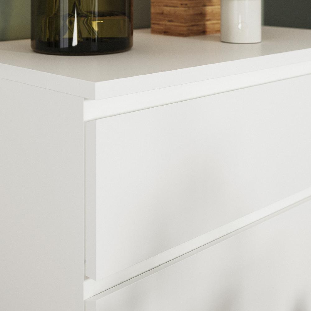 IKEA MALM Cassettiera Con 4 Cassetti Bianco 80x100 Cm