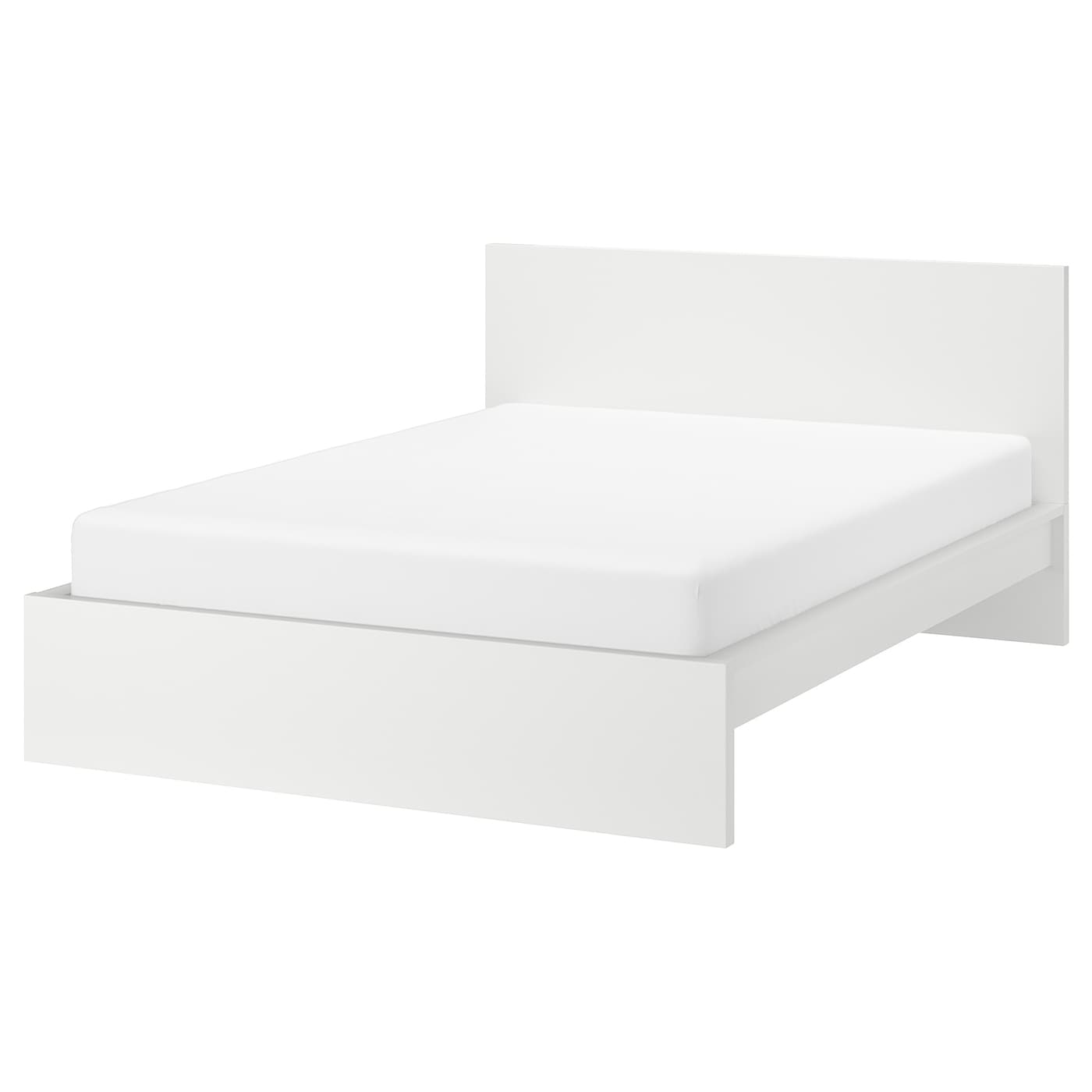 IKEA MALM Struttura letto alta bianco/Lönset 160x200 cm