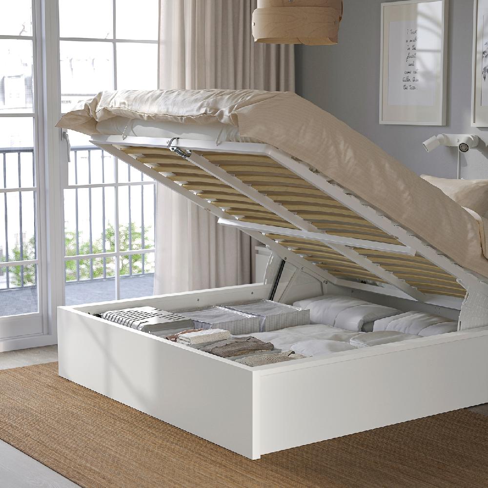IKEA MALM Struttura Letto Con Contenitore Bianco 160x200 Cm