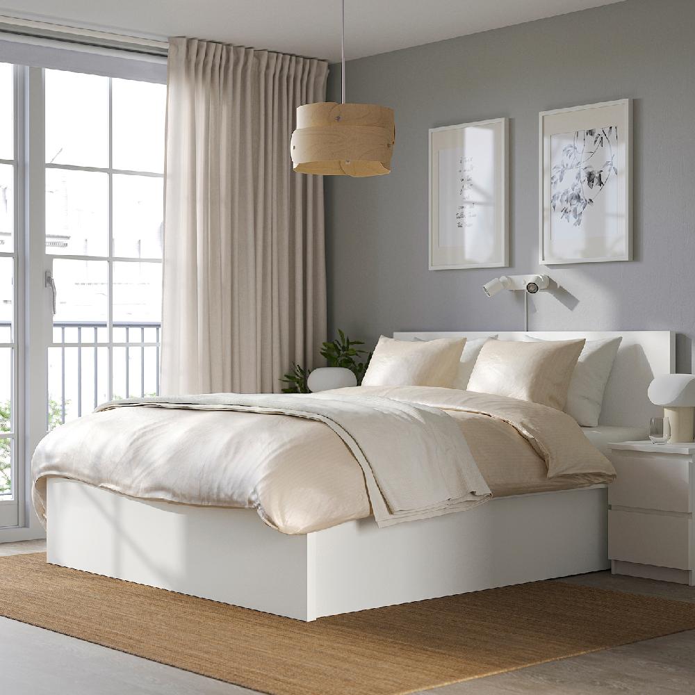 IKEA MALM Struttura Letto Con Contenitore Bianco 160x200 Cm