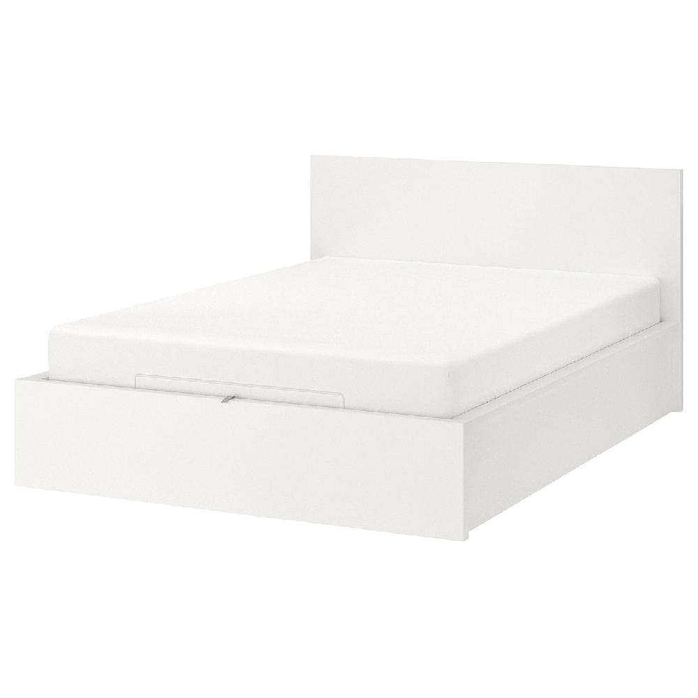 IKEA MALM Struttura letto con contenitore bianco 160x200 cm