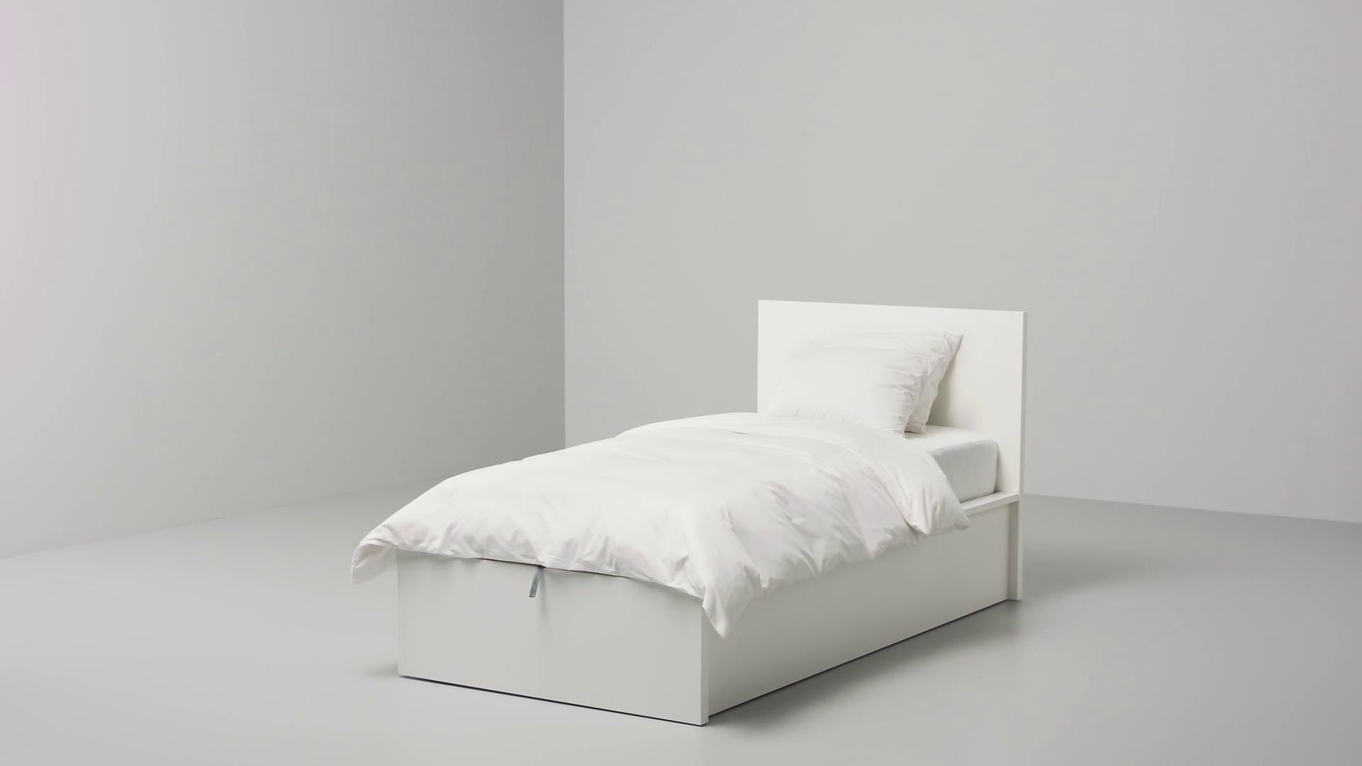IKEA MALM Struttura Letto Con Contenitore Bianco 90x200 Cm