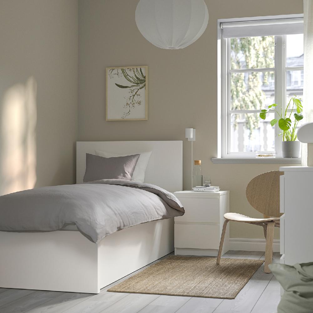 IKEA MALM Struttura Letto Con Contenitore Bianco 90x200 Cm