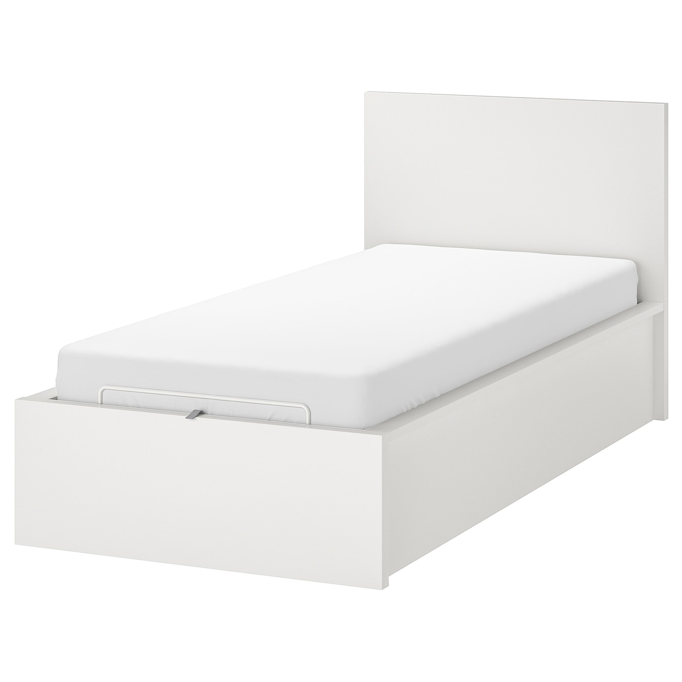 IKEA MALM Struttura letto con contenitore bianco 90x200 cm