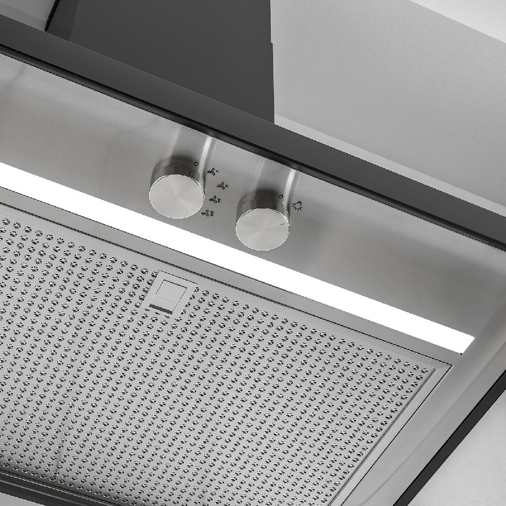 IKEA MATÄLSKARE Cappa Da Fissare Alla Parete Nero 60 Cm