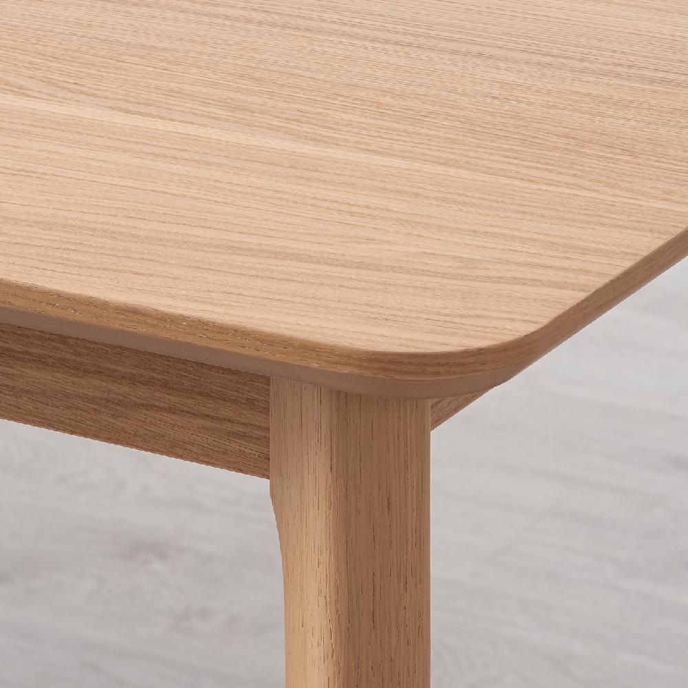 IKEA MELLANSEL Tavolo Allungabile Impiallacciatura Di Rovere 220x95x75 Cm