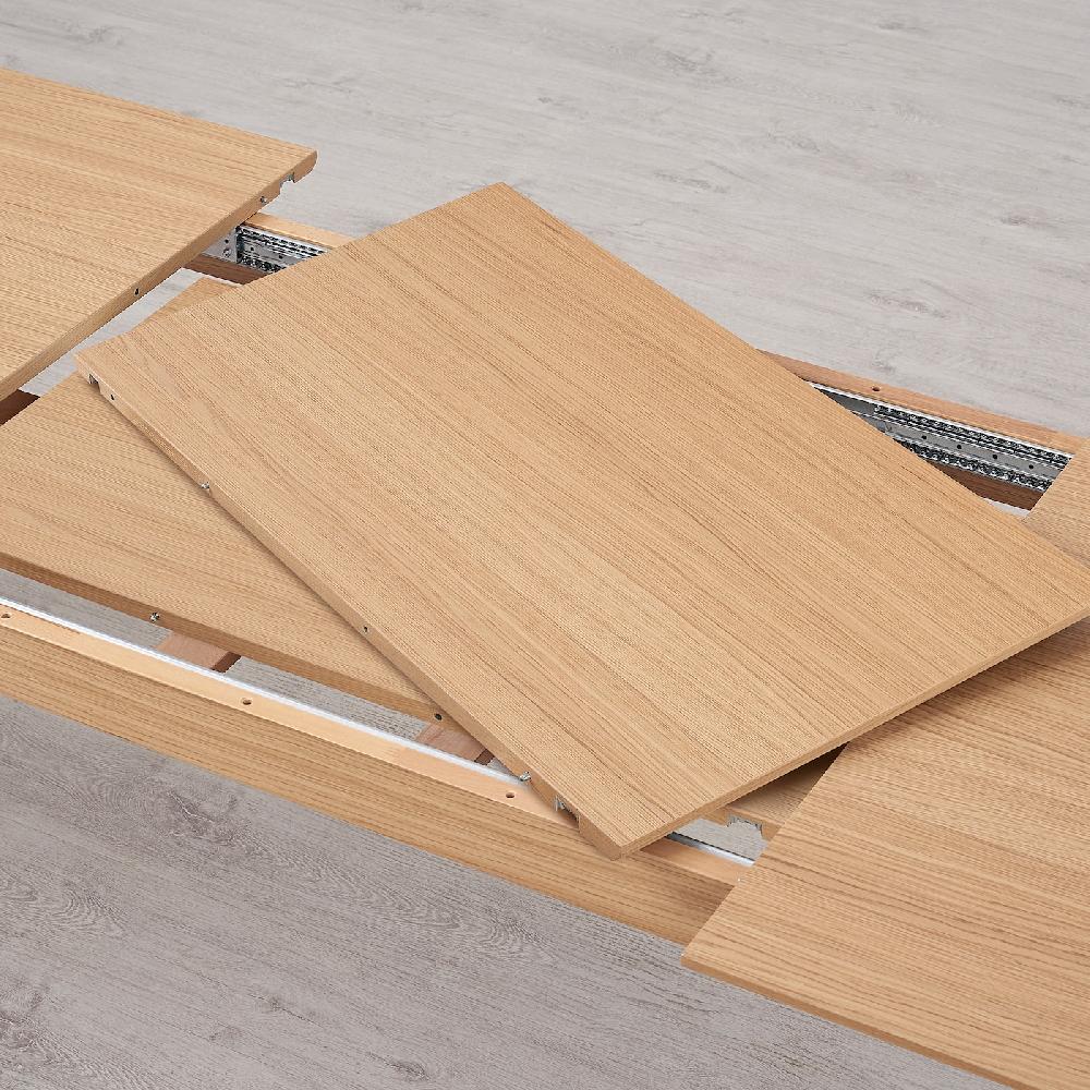 IKEA MELLANSEL Tavolo Allungabile Impiallacciatura Di Rovere 220/320x95 Cm