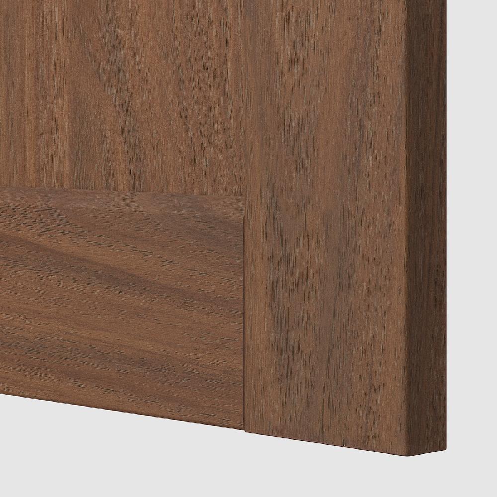 IKEA METOD / MAXIMERA Mobile/4 Frontali/4 Cassetti Bianco Enköping/marrone Effetto Noce 80x37 Cm