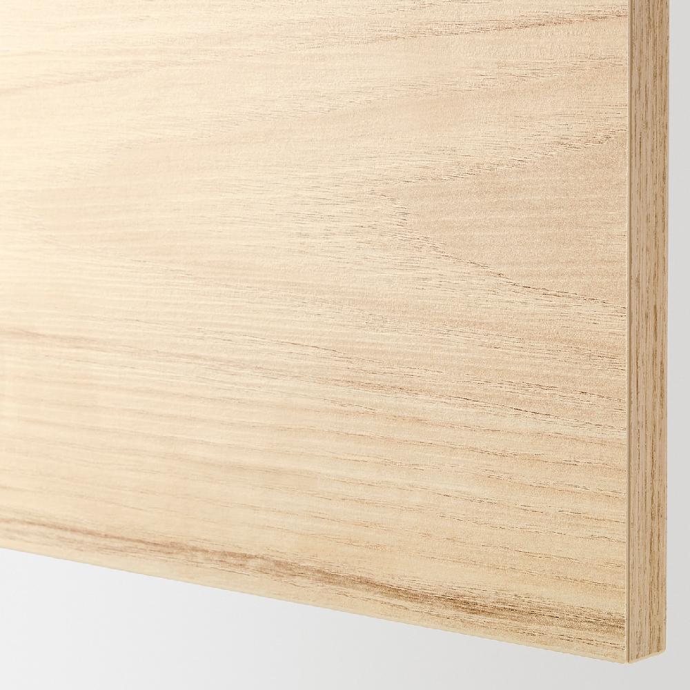 IKEA METOD / MAXIMERA Mobile Con Cassetto/2 Ante Bianco/Askersund Effetto Frassino Chiaro 80x60 Cm