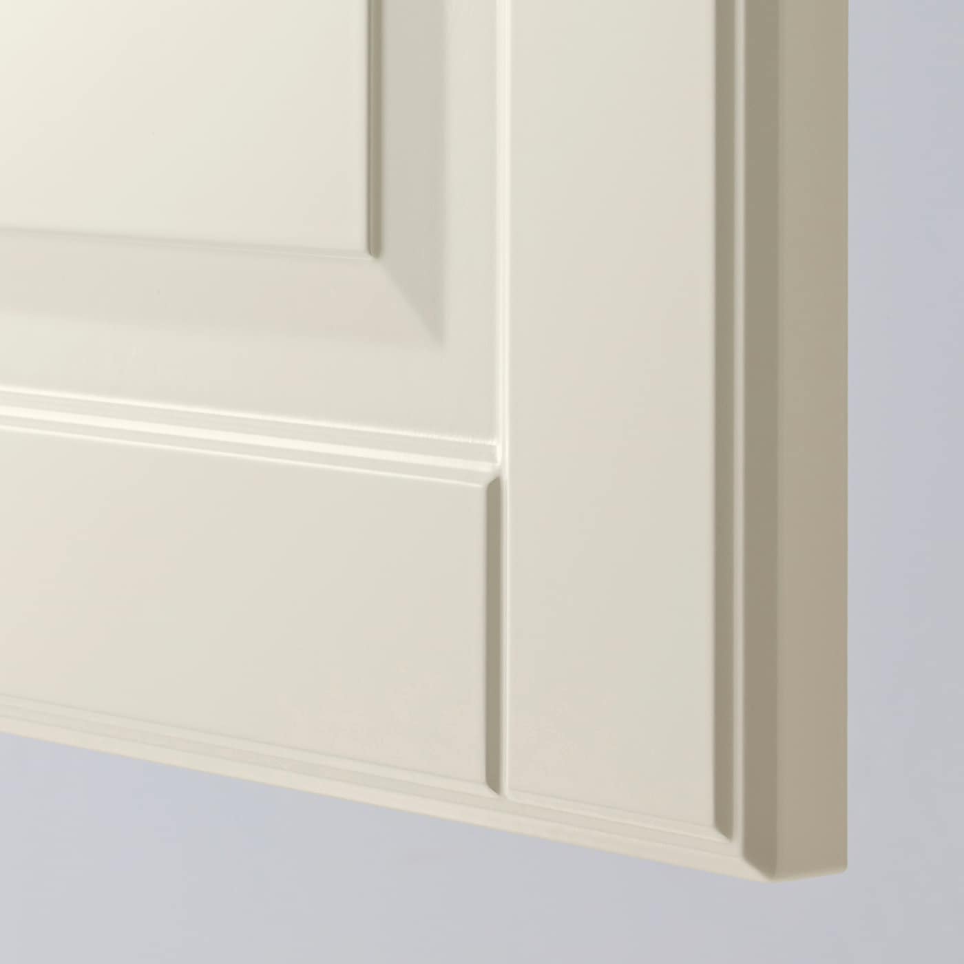 IKEA METOD / MAXIMERA Mobile Piano Cott/cappa Int/casset Bianco/Bodbyn Bianco Sporco 80x60 Cm