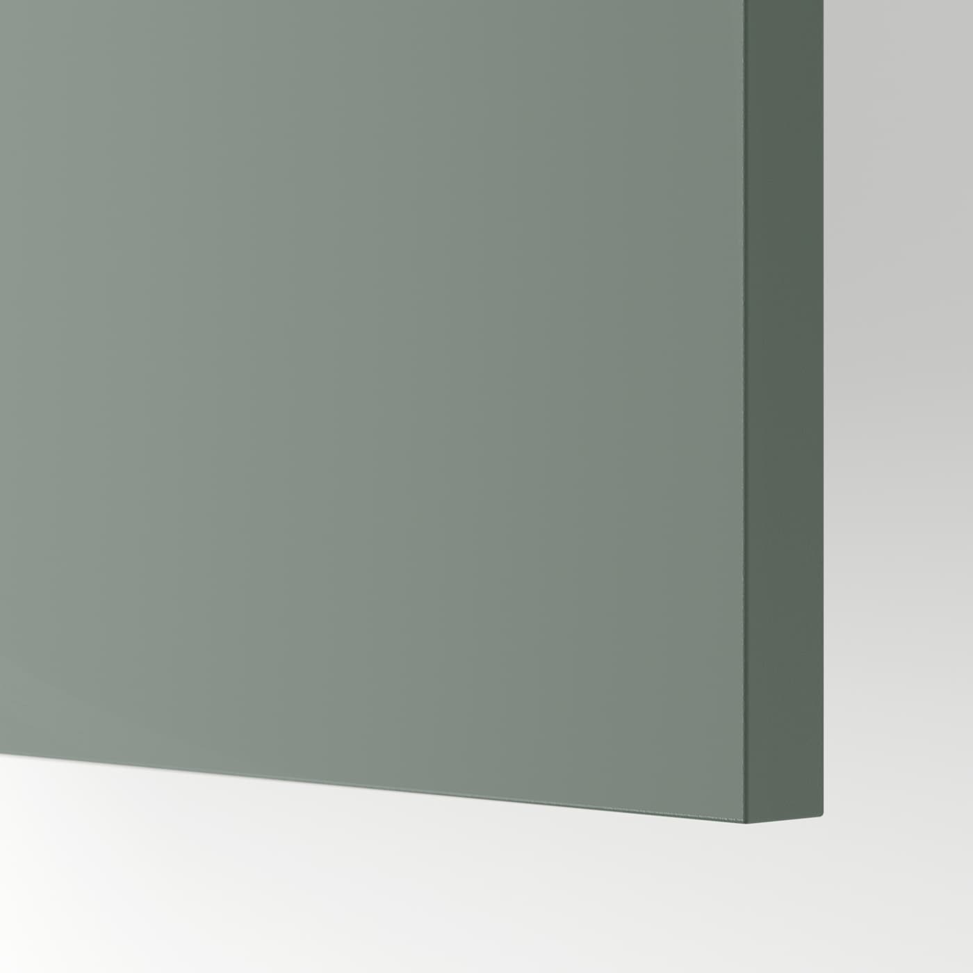 IKEA METOD Pensile Con Ripiani Bianco/Nickebo Grigio-verde Opaco 40x100 Cm