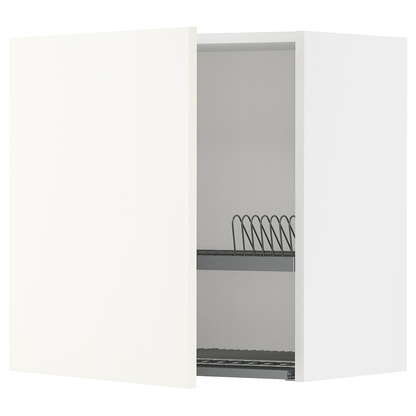 IKEA METOD Pensile con scolapiatti bianco/Vallstena bianco 60x60 cm