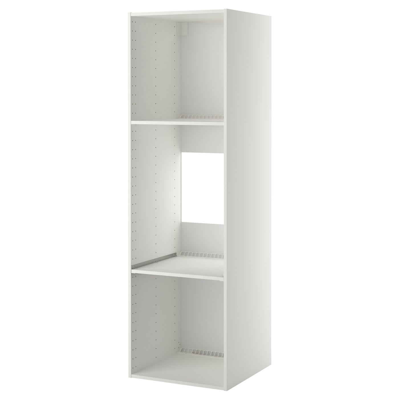 IKEA METOD Struttura mobile per frigo/forno bianco 60x60x200 cm