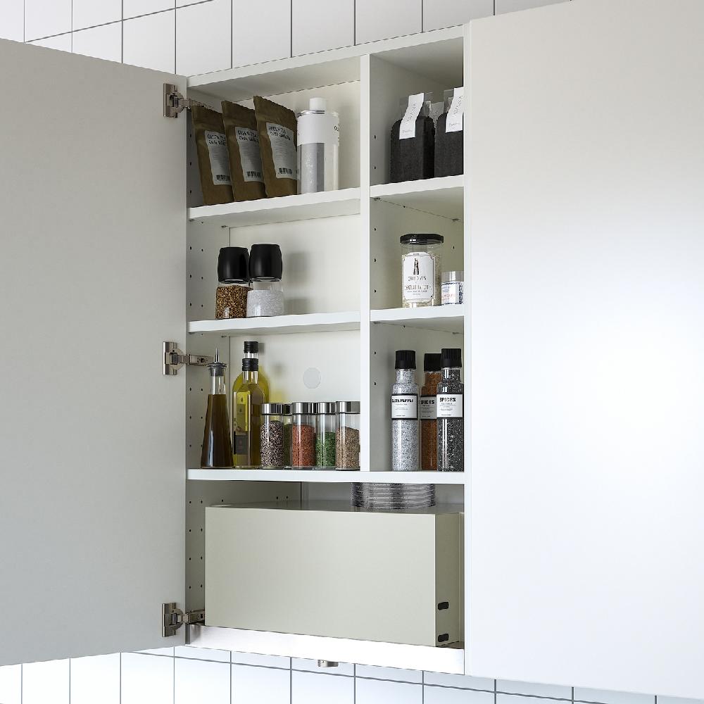 IKEA METOD Struttura Pensile Per Cappa Incasso Bianco 60x37x80 Cm