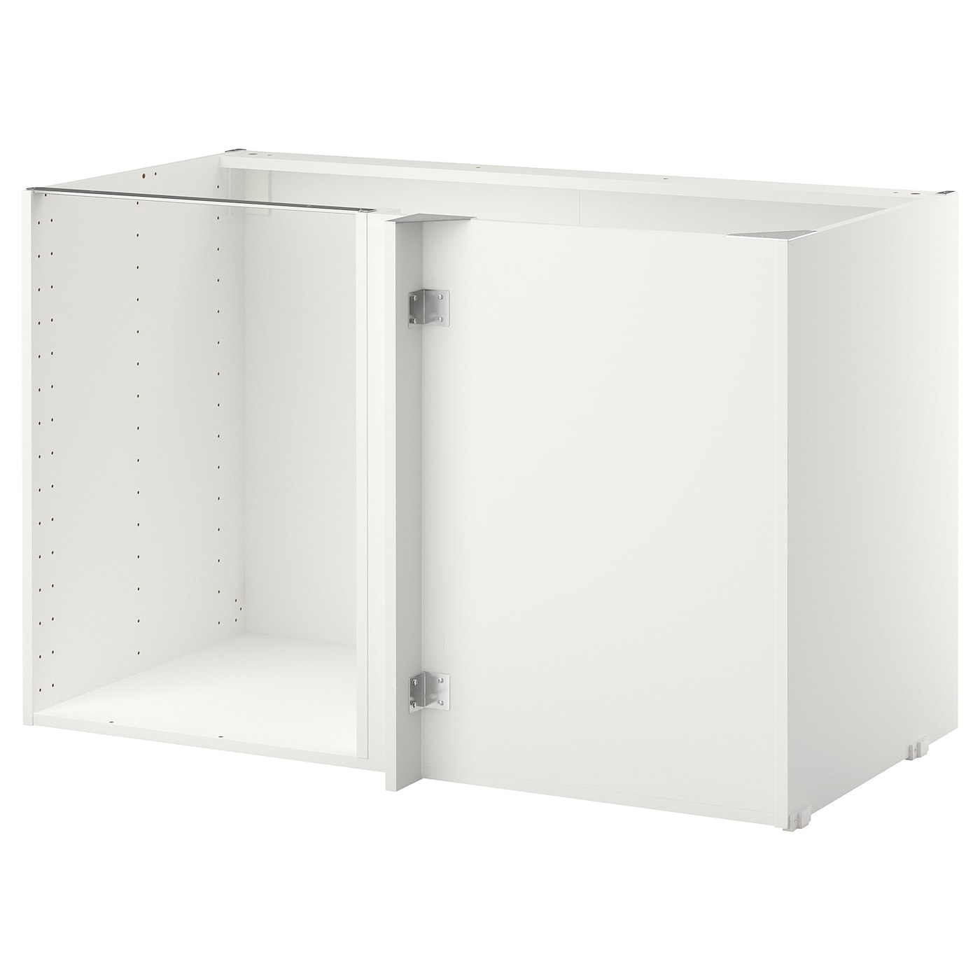 IKEA METOD Struttura per mobile base angolare bianco 128x68x80 cm