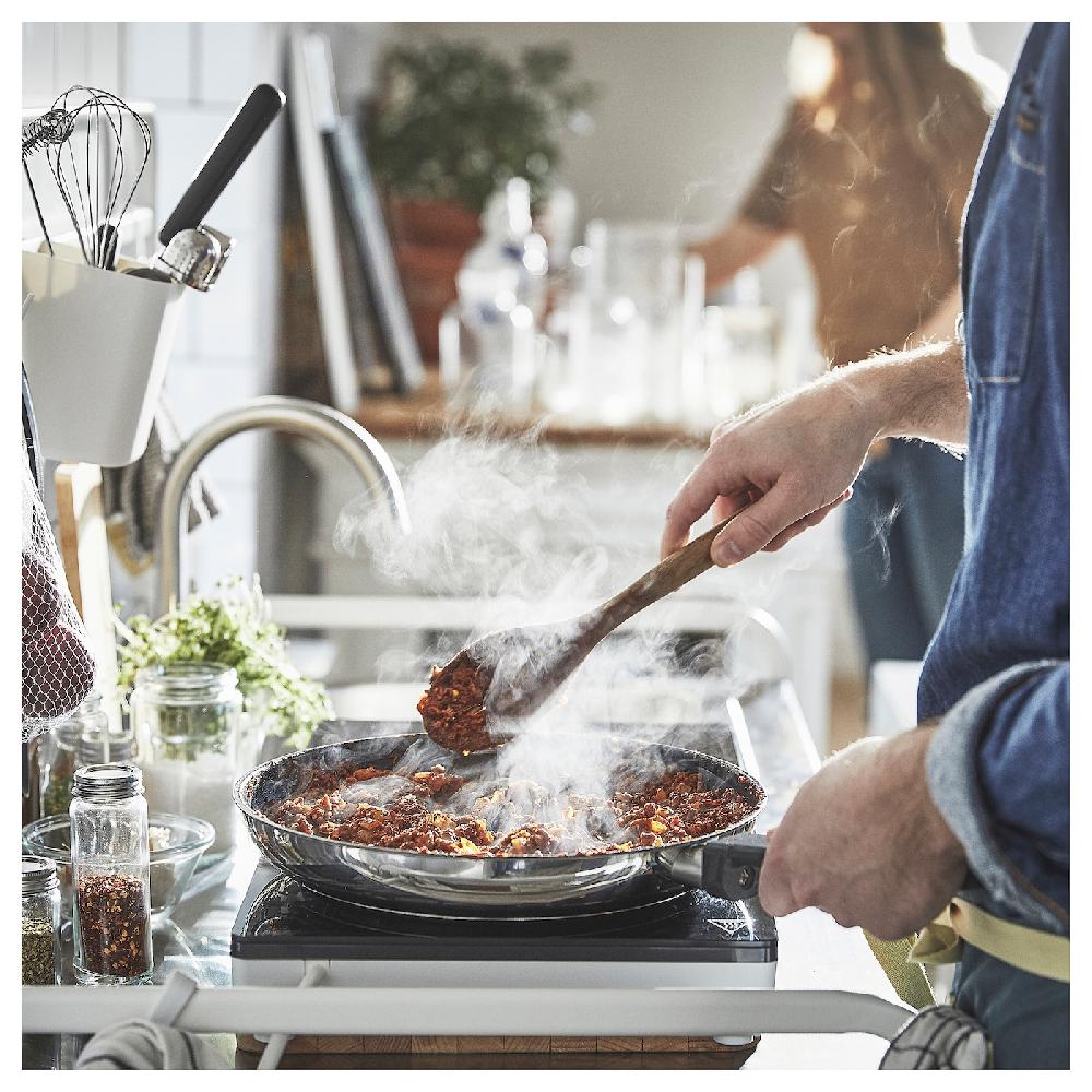 IKEA MIDDAGSMAT Set Di 2 Padelle Rivestimento Antiaderente/inox