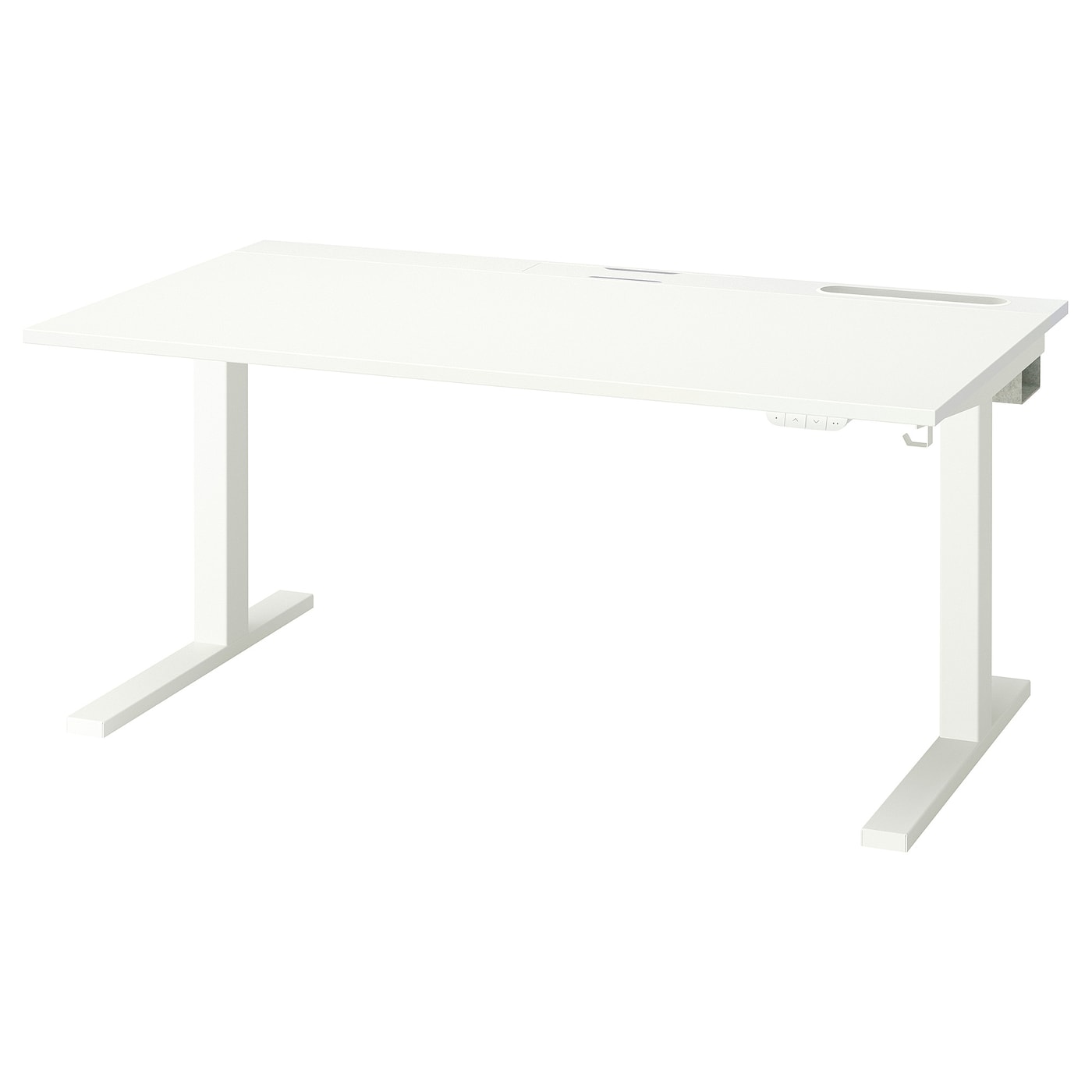 IKEA MITTZON Scrivania Regolabile In Altezza Elettrico Bianco 140x80 Cm