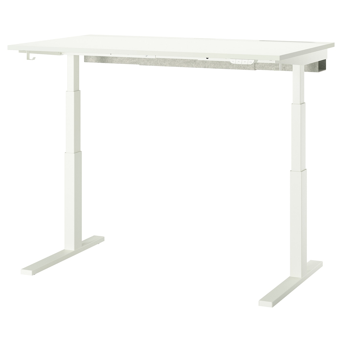 IKEA MITTZON Scrivania regolabile in altezza elettrico bianco 140x80 cm