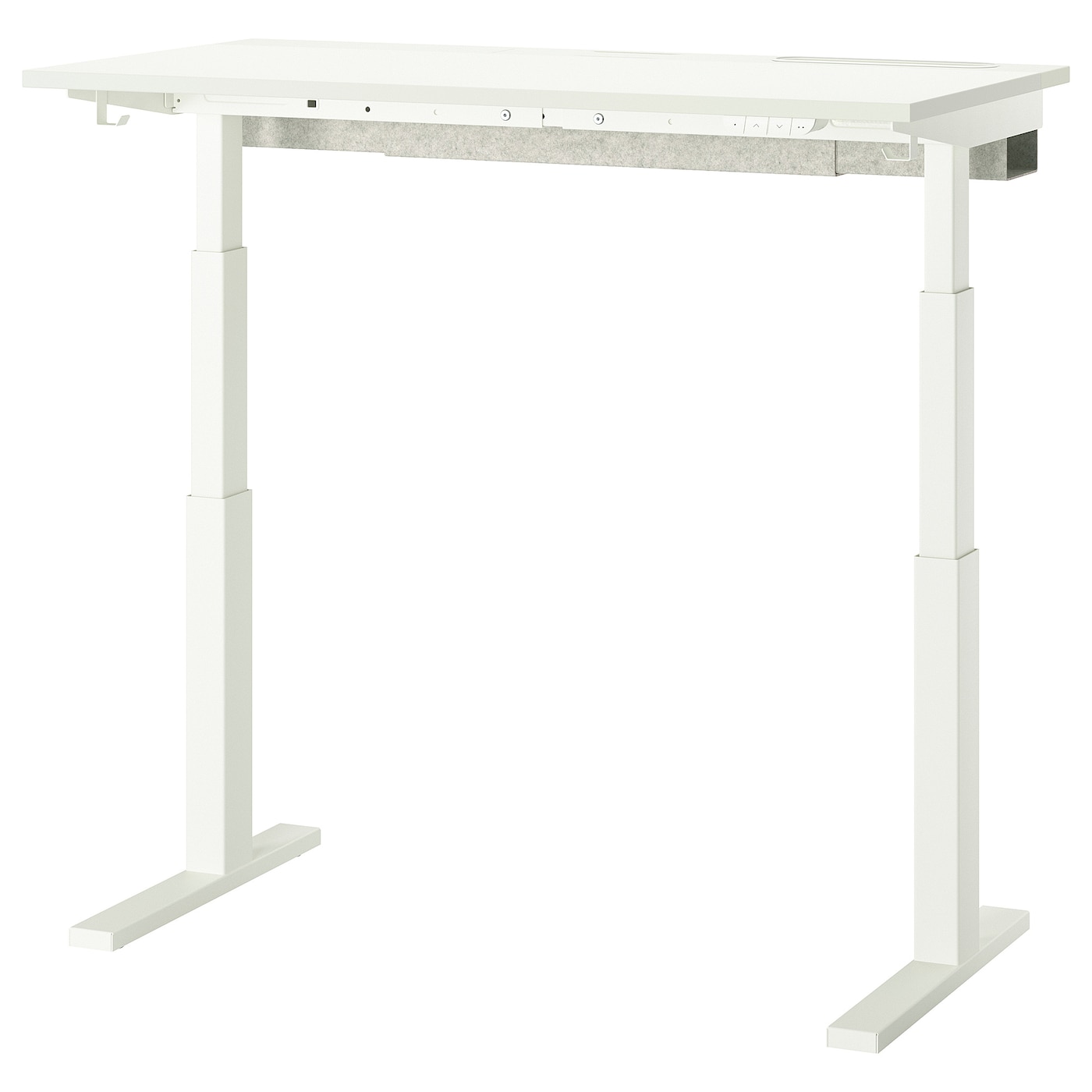 IKEA MITTZON Scrivania regolabile in altezza elettrico bianco 120x60 cm