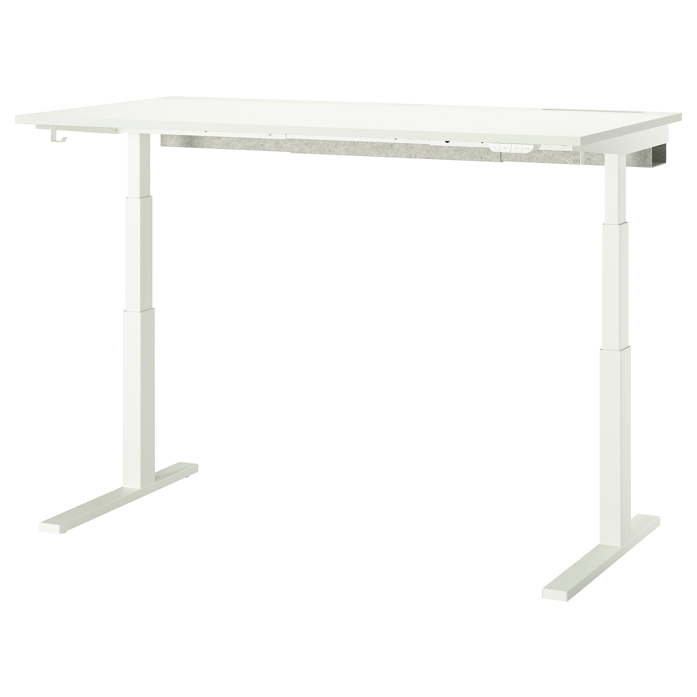 IKEA MITTZON Scrivania regolabile in altezza elettrico bianco 160x80 cm