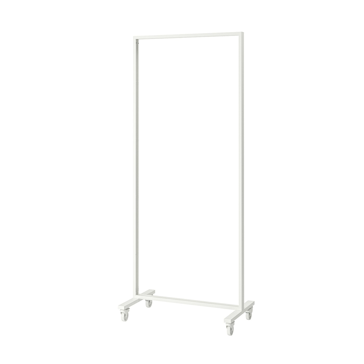 IKEA MITTZON Struttura con rotelle bianco 85x205x50 cm