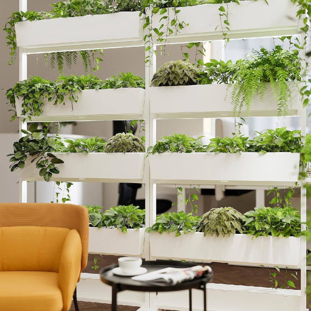 IKEA MITTZON Struttura Rotel/contenit/scat Cavi Bianco 85x205 Cm
