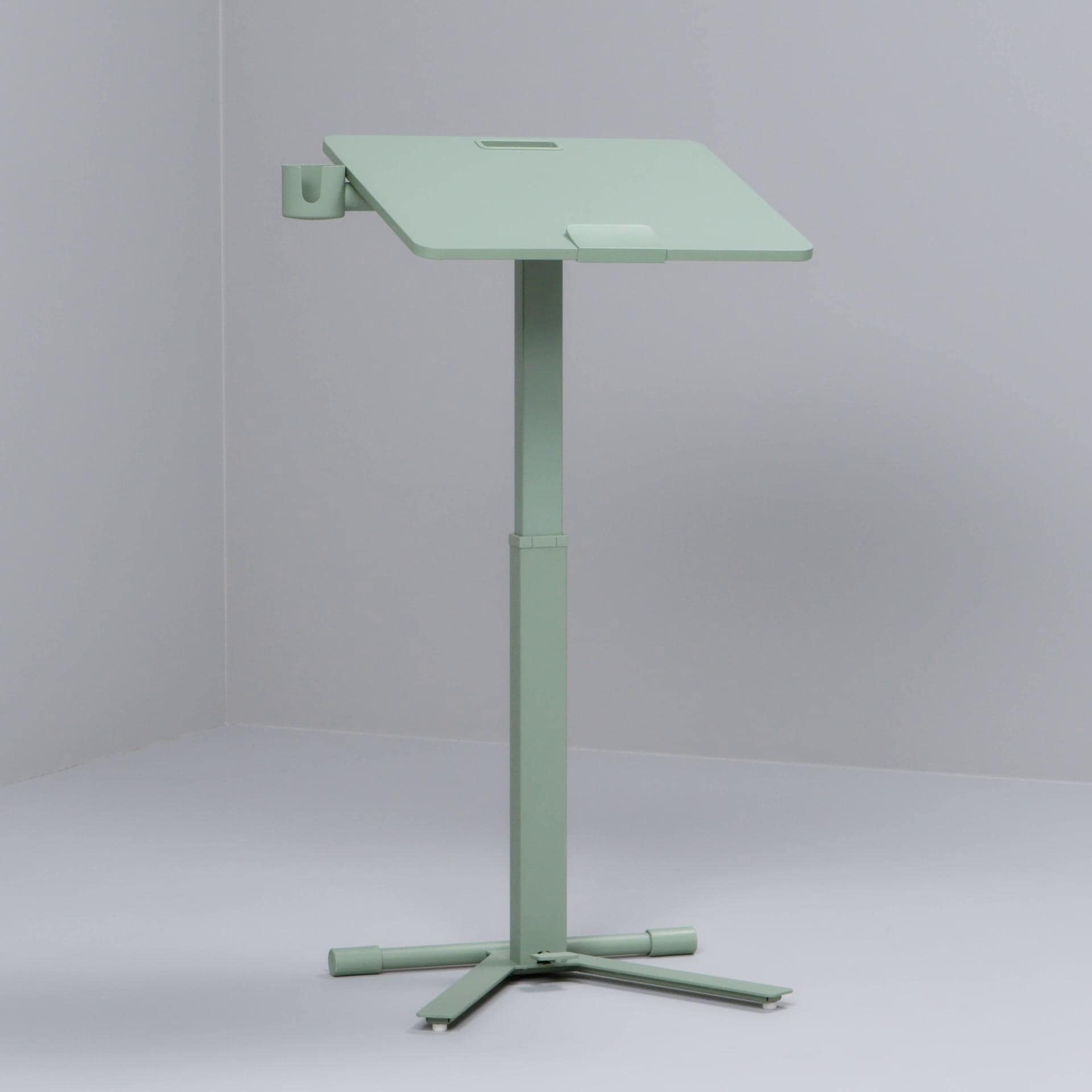 IKEA MITTZON Tavolo Per PC Portatile Con Rotelle Bianco 66x50 Cm