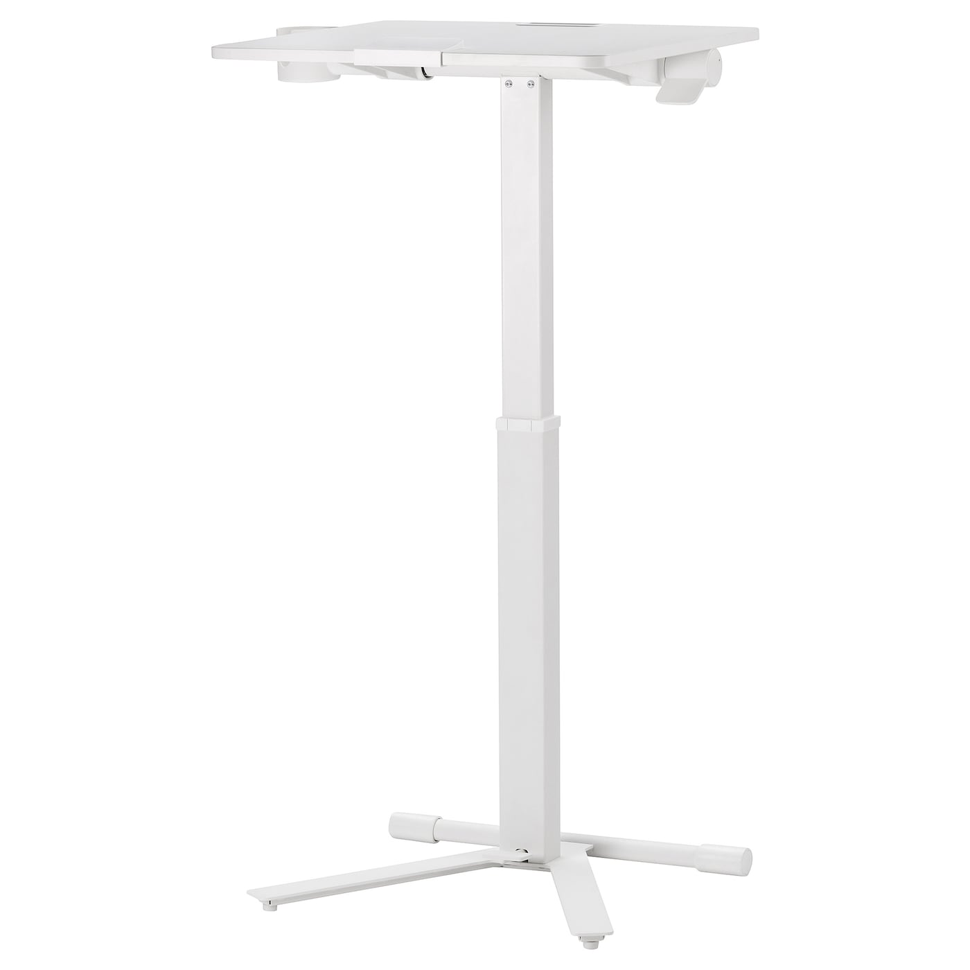 IKEA MITTZON Tavolo Per PC Portatile Con Rotelle Bianco 66x50 Cm