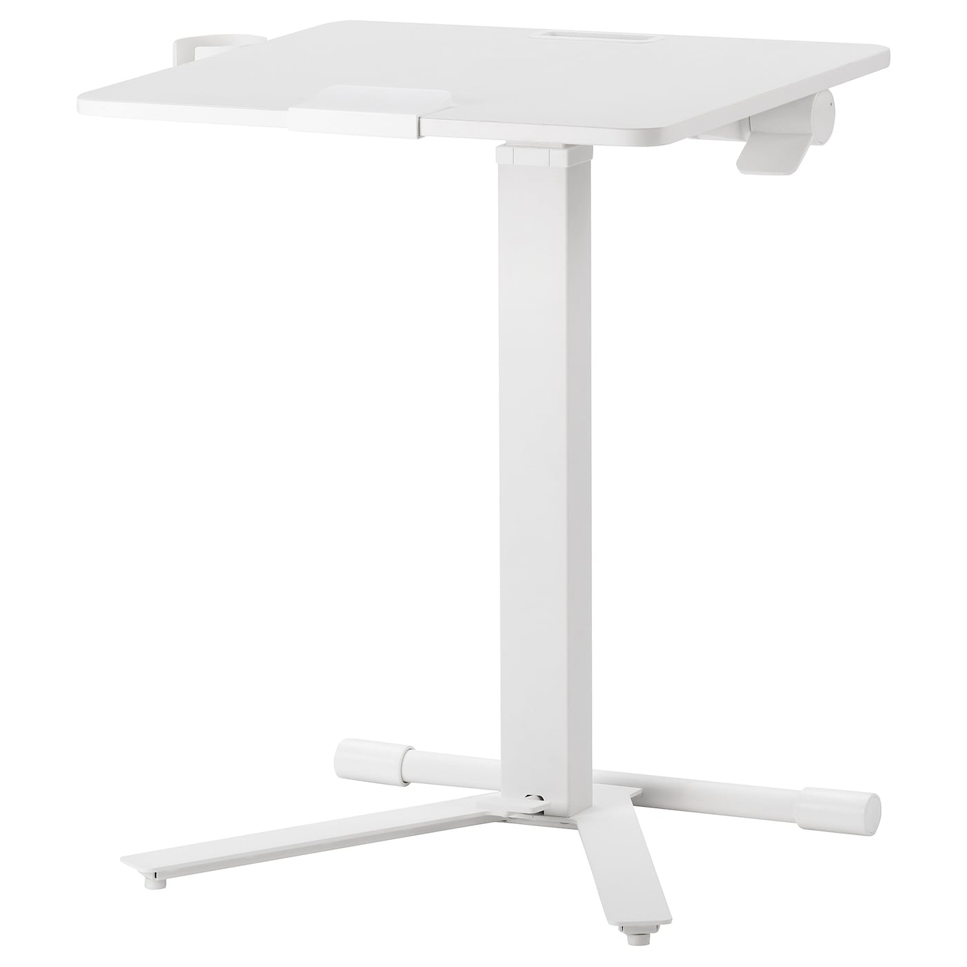 IKEA MITTZON Tavolo per PC portatile con rotelle bianco 66x50 cm
