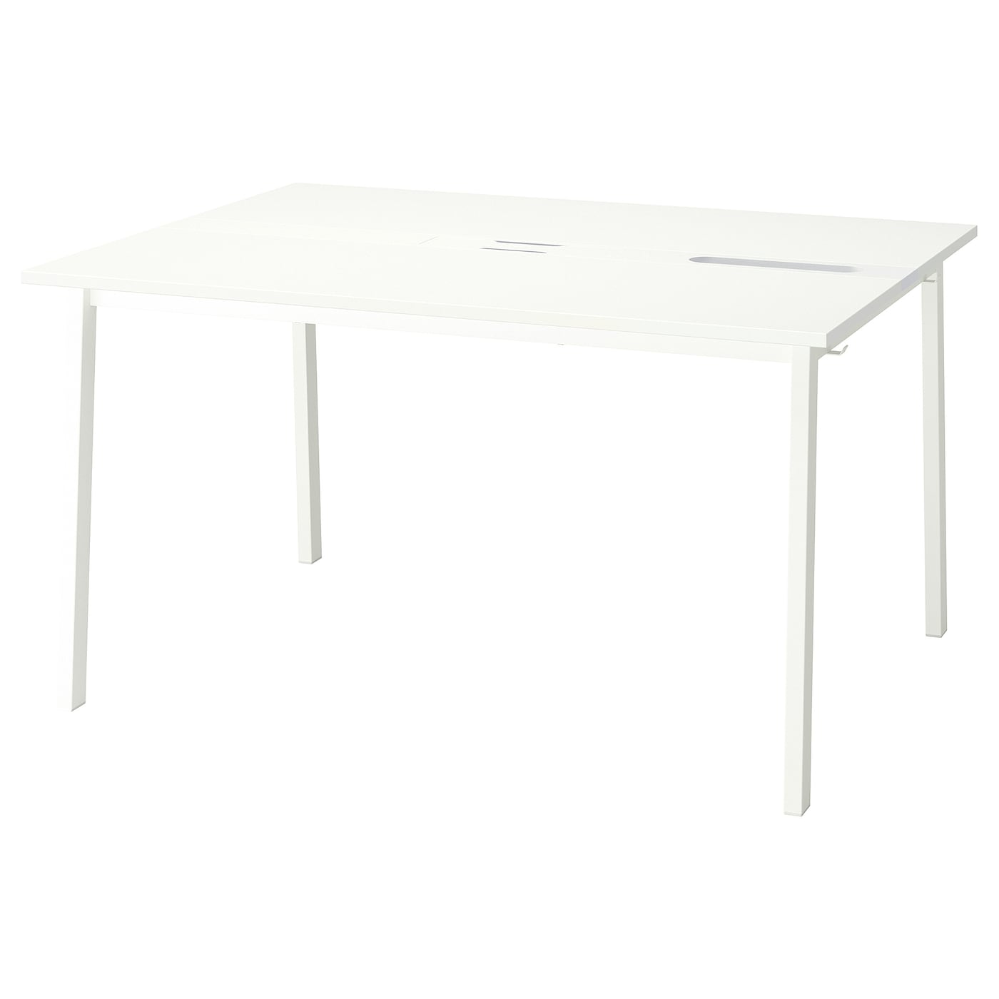 IKEA MITTZON Tavolo per riunioni bianco 140x108x75 cm