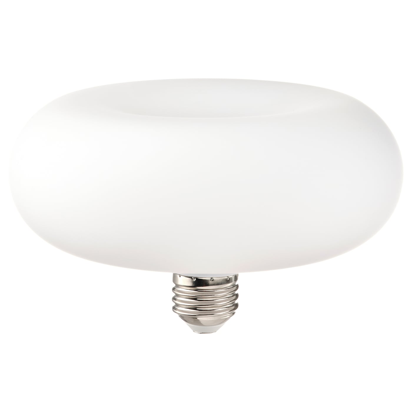 IKEA MOLNART Lampadina a LED E27 120 lumen a forma di ciambella bianco opalino 2400 K 150 mm