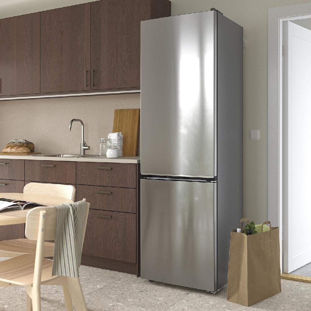 IKEA MÖLNÅS Frigorifero/congelatore IKEA 700 Freestanding/color Acciaio Inox 249/106 L