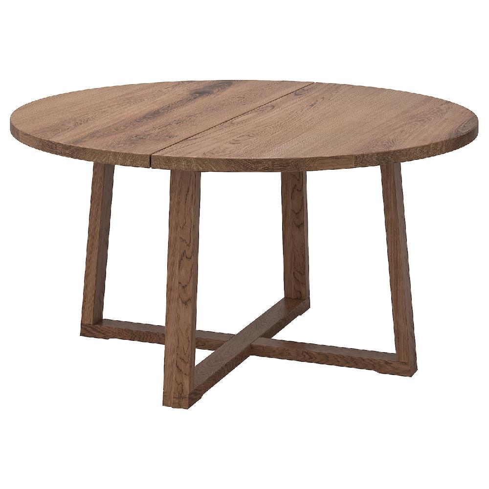 IKEA MÖRBYLÅNGA Tavolo impiallacciatura di rovere mordente marrone 145 cm