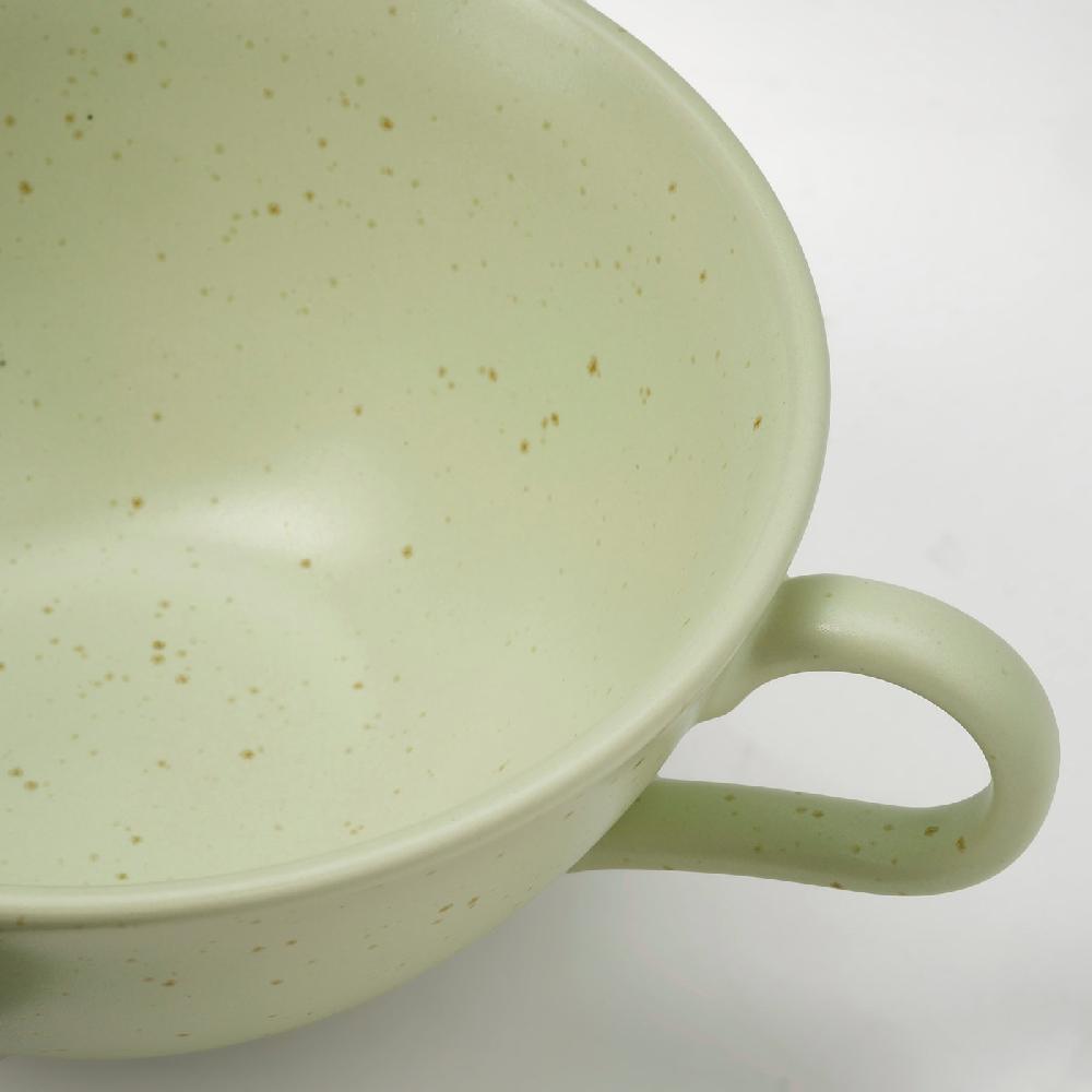 IKEA MOSSMAL Tazza Motivo A Pois/verde Chiaro 45 Cl