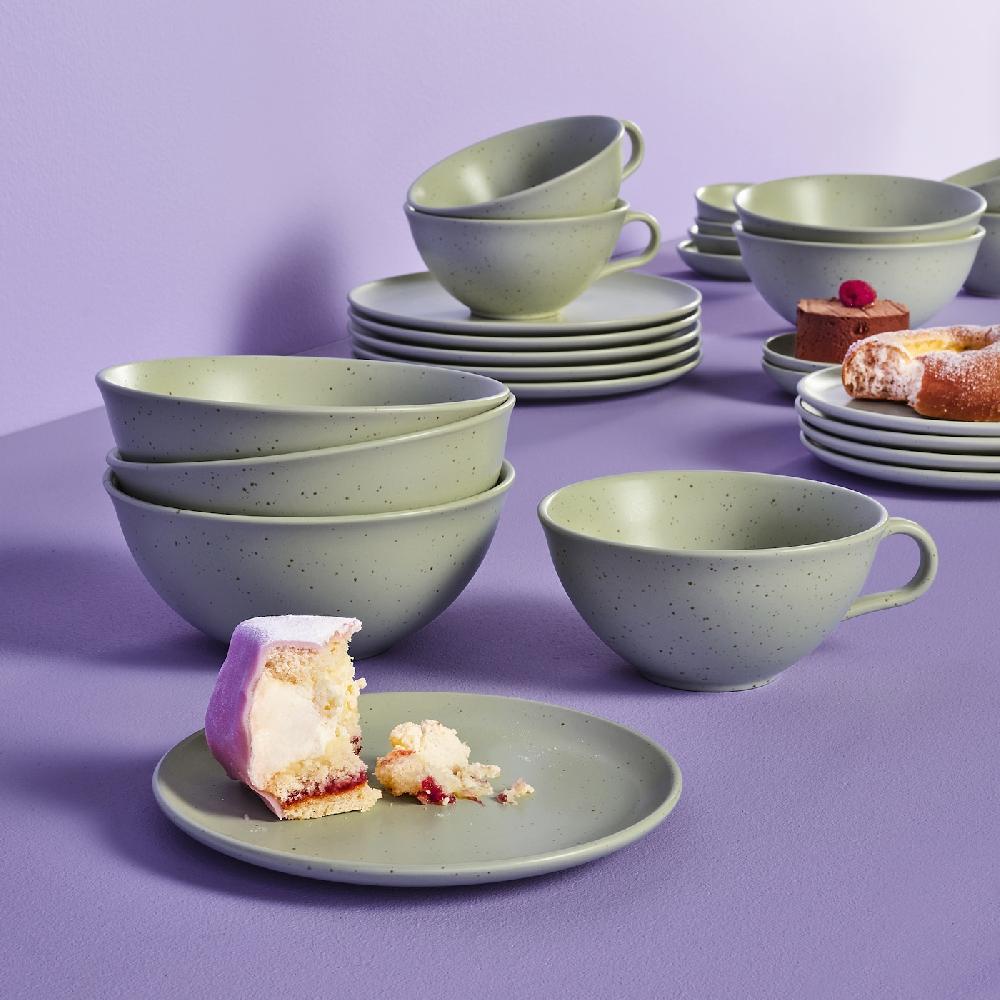 IKEA MOSSMAL Tazza Motivo A Pois/verde Chiaro 45 Cl