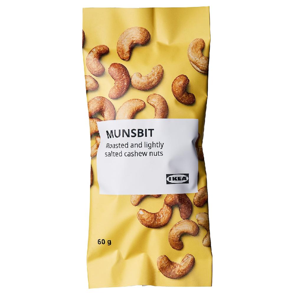 IKEA MUNSBIT Anacardi tostati leggermente salato 60 g