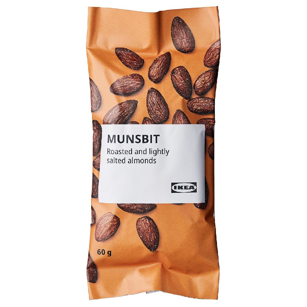 IKEA MUNSBIT Mandorle tostate leggermente salato 60 g