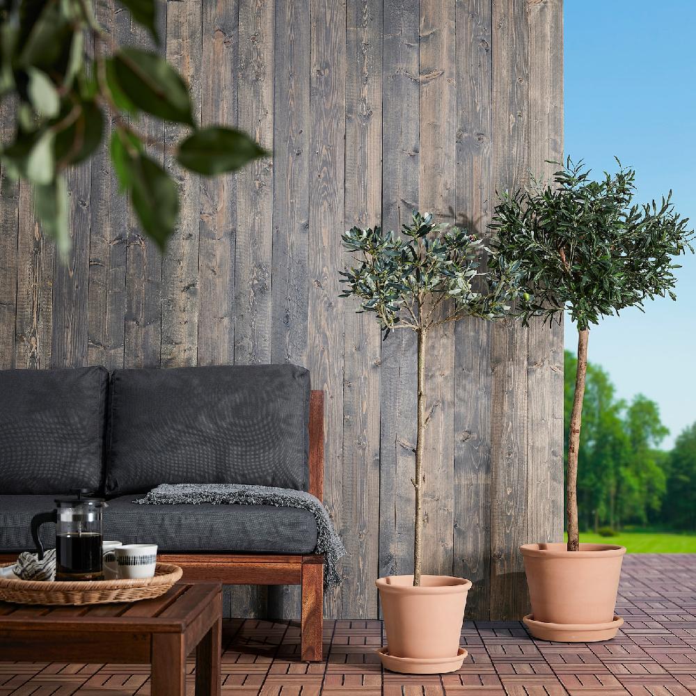 IKEA MUSKOTBLOMMA Vaso Con Sottovaso Da Interno/esterno Terracotta 19 Cm