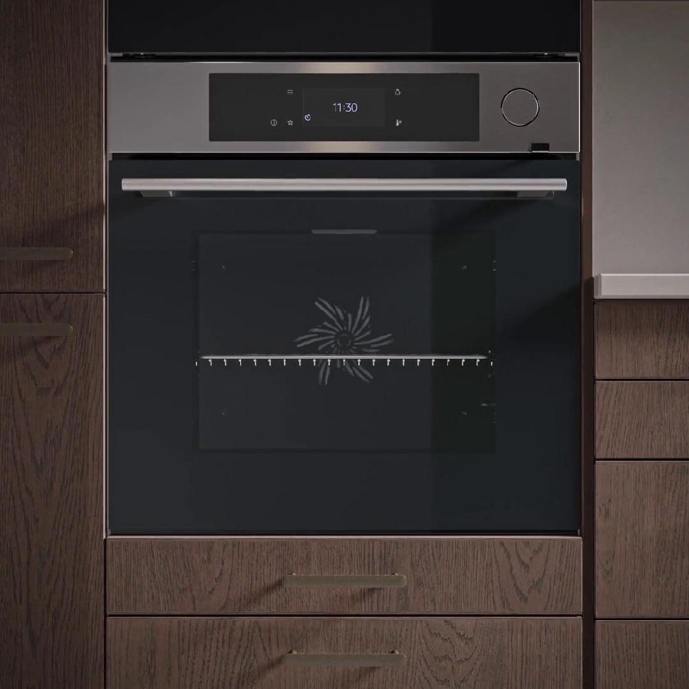 IKEA MUTEBO Forno Termoventilato/pieno Vapore IKEA 700 Color Acciaio Inox