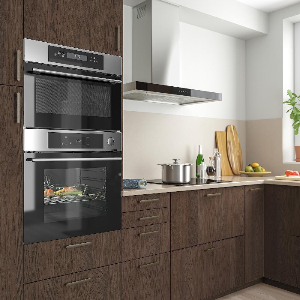 IKEA MUTEBO Forno Termoventilato/pieno Vapore IKEA 700 Color Acciaio Inox