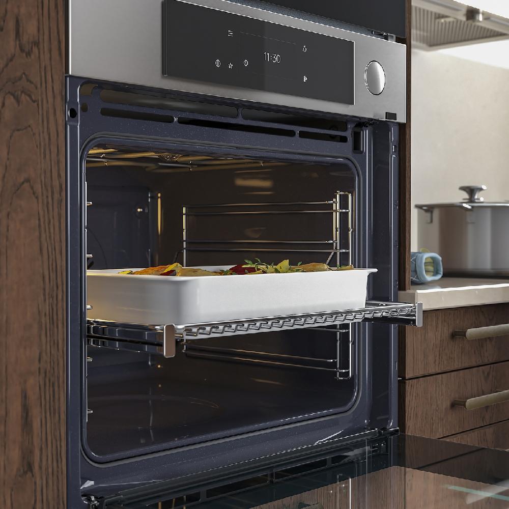 IKEA MUTEBO Forno Termoventilato/pieno Vapore IKEA 700 Color Acciaio Inox