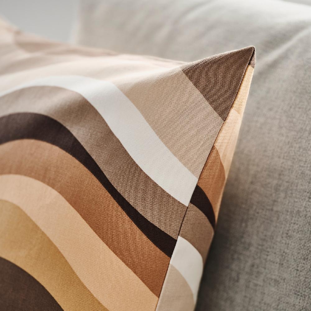 IKEA MYGGBLOMSTER Fodera Per Cuscino Beige/fantasia 50x50 Cm