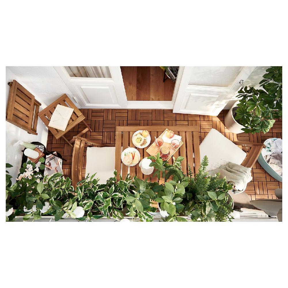 IKEA NÄMMARÖ Tavolo Da Giardino Mordente Marrone Chiaro 75x63 Cm