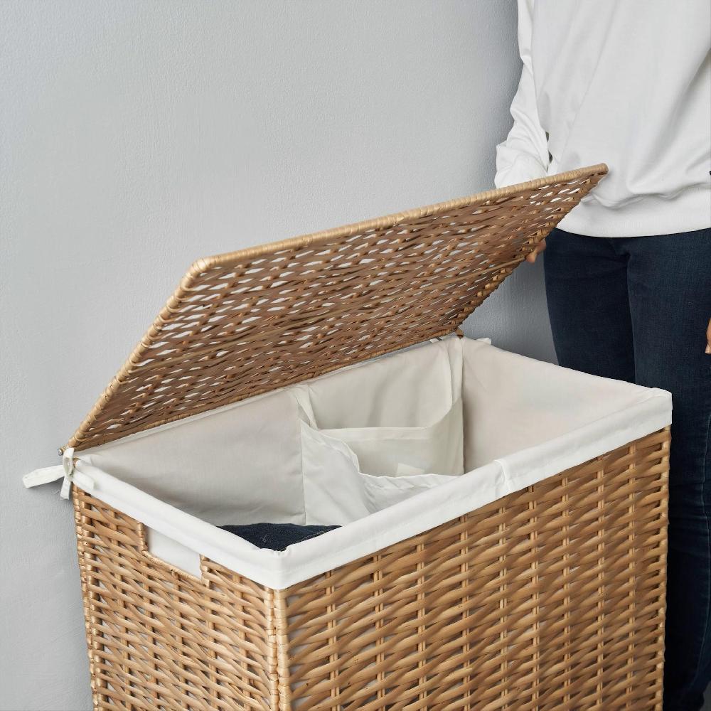 IKEA NATTGIBBA Cesta Per Bucato Salice/fatto A Mano 100 L